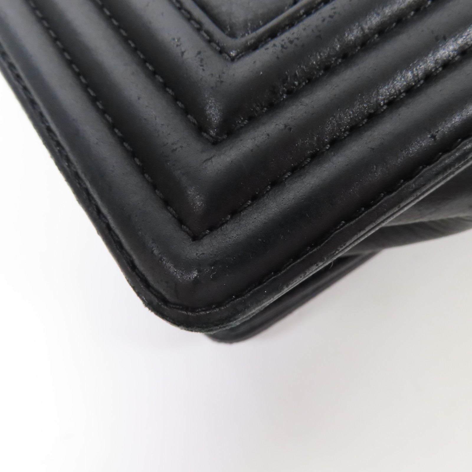 CHANEL 牛皮皮革Boy 20鏈帶肩背袋