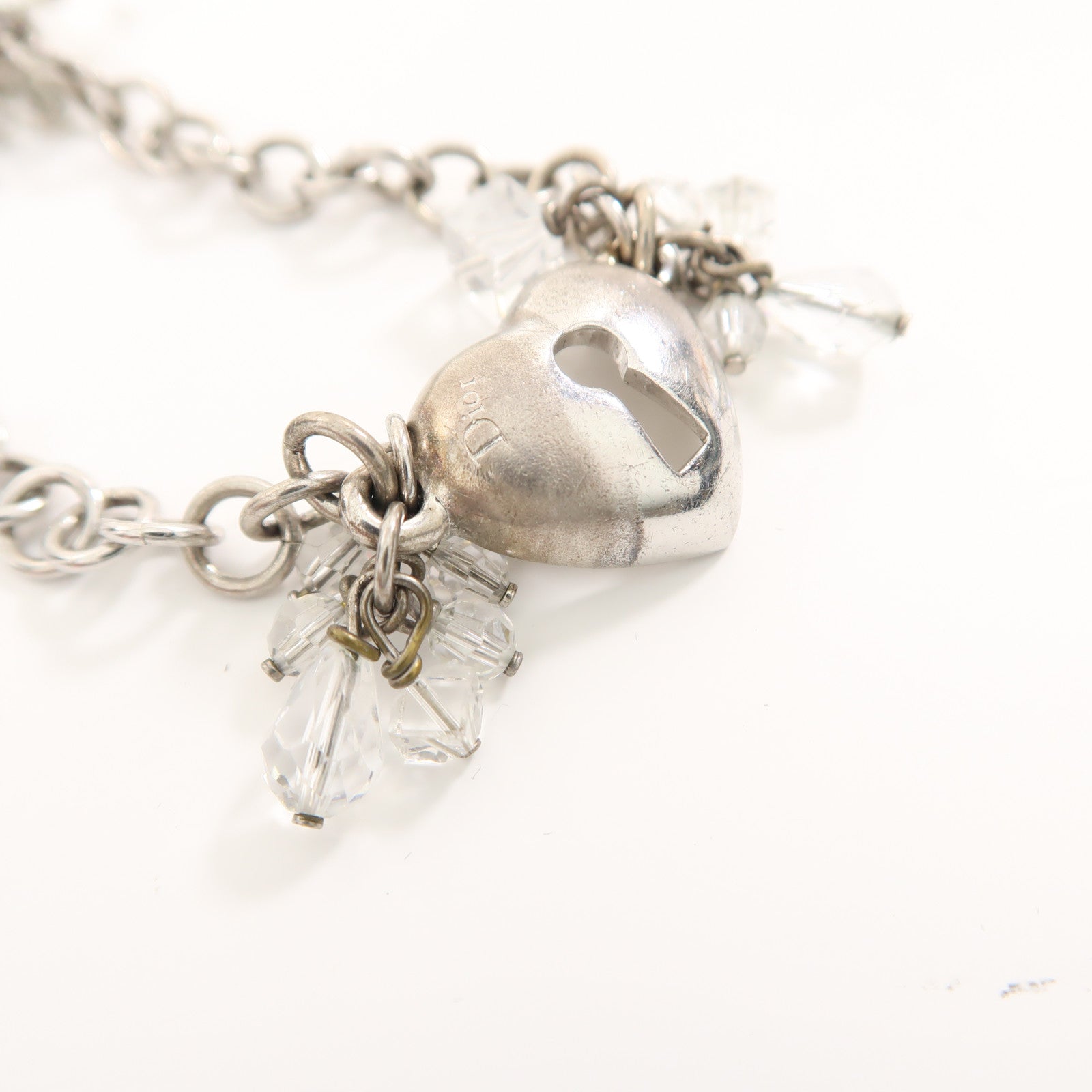 Dior PVC/金屬Bracelet手鏈銀色