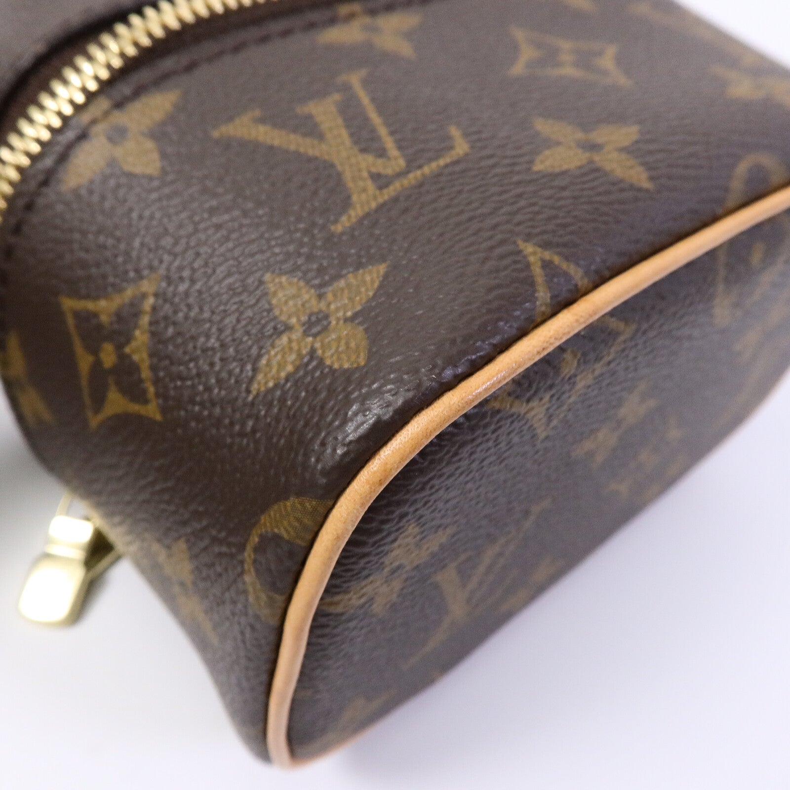 LOUIS VUITTON Monogram Nice Nano金扣化妝袋