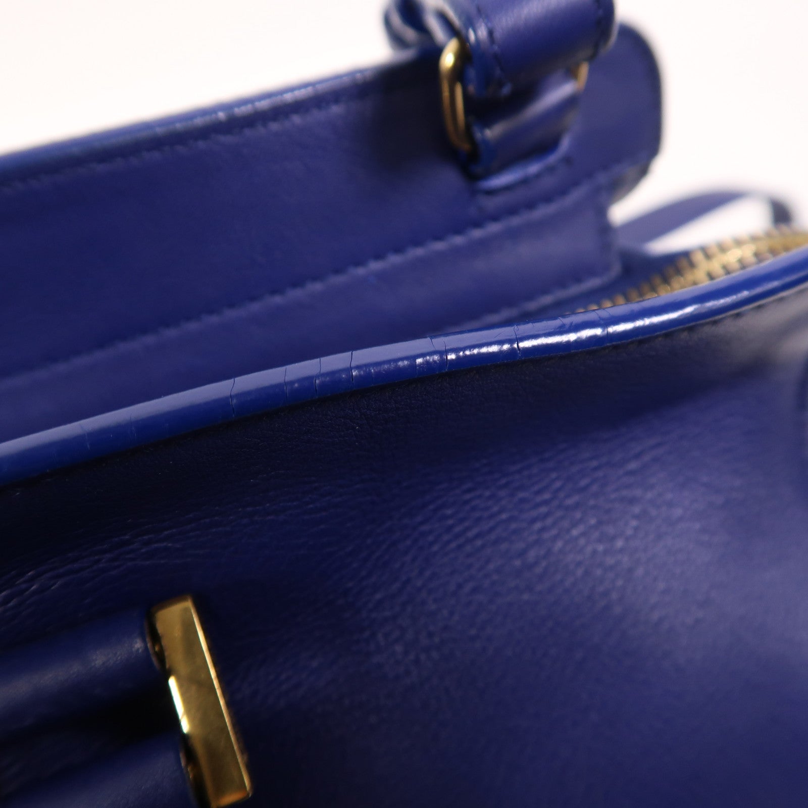 SAINT LAURENT 牛皮皮革2 Way Shoulder金扣手挽肩背兩用袋