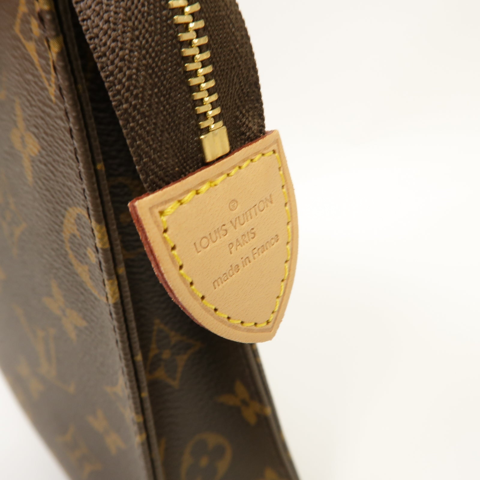 LOUIS VUITTON Monogram Toiletry金扣手拿包啡色