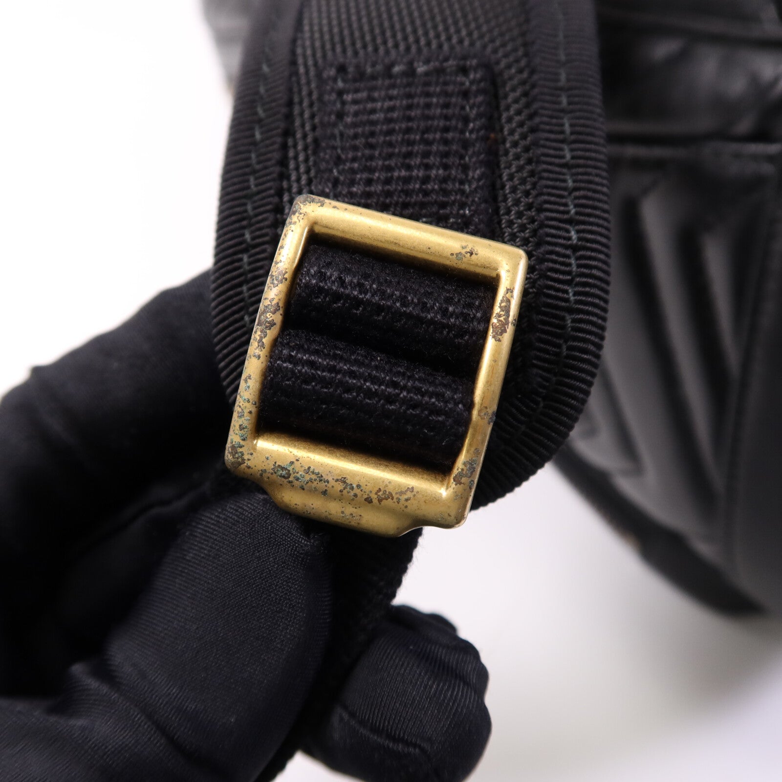 GUCCI 【激減優惠】羊皮皮革Backpack金扣背包