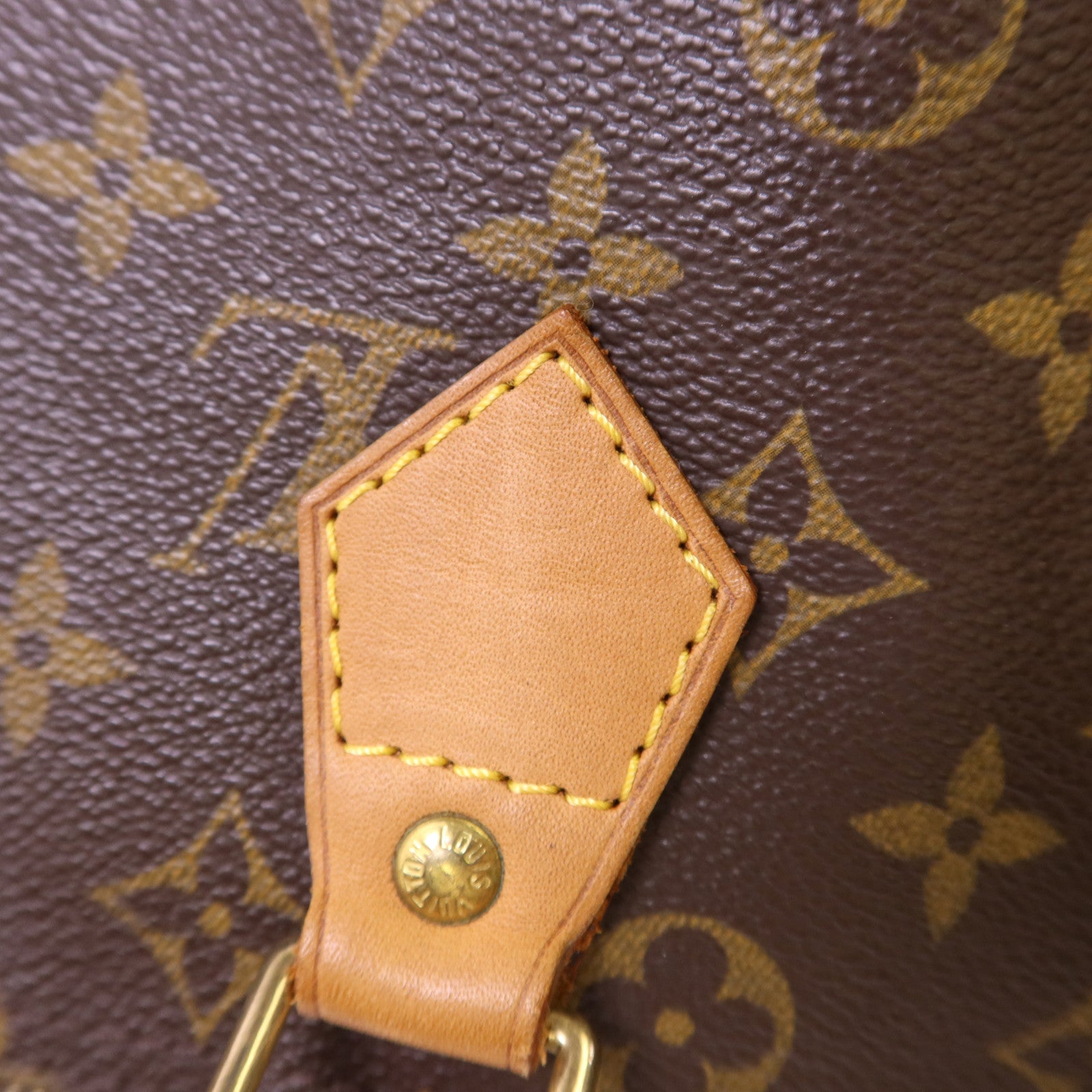 LOUIS VUITTON Monogram Speedy 30金扣手挽袋