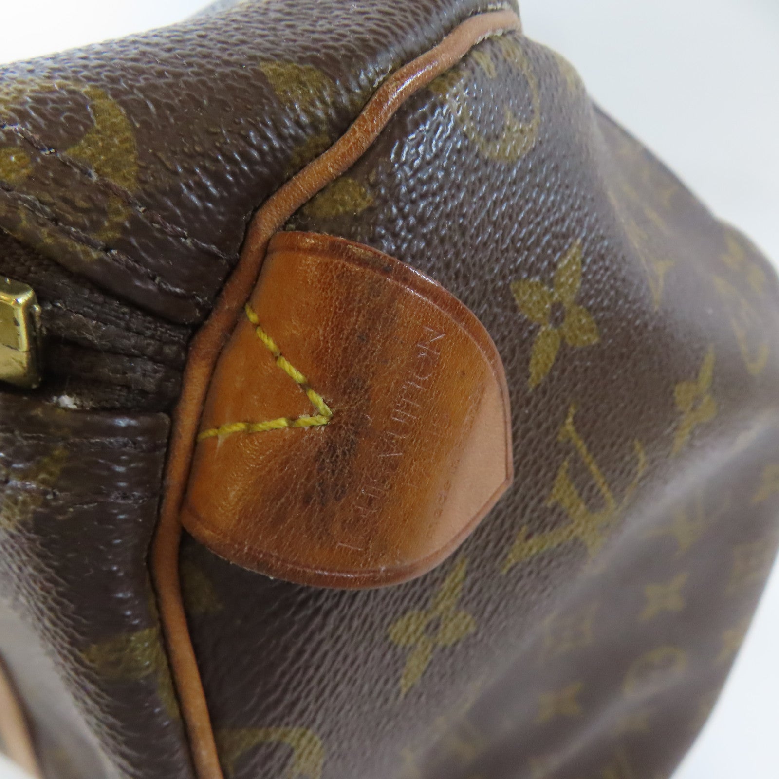 LOUIS VUITTON Monogram Keepall 50金扣手挽袋啡色