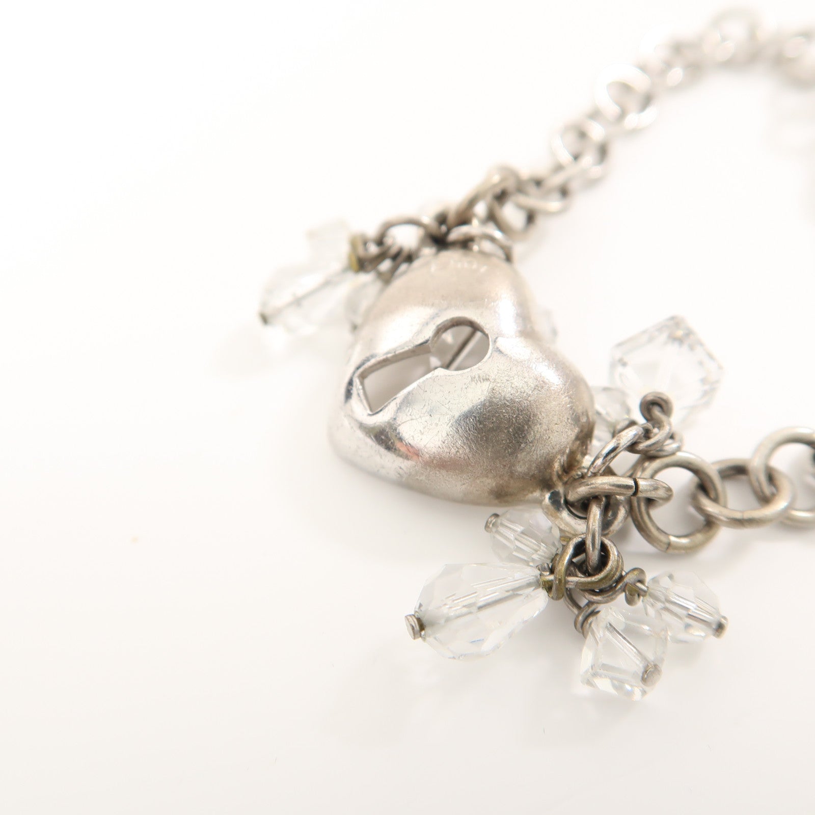 Dior PVC/金屬Bracelet手鏈銀色