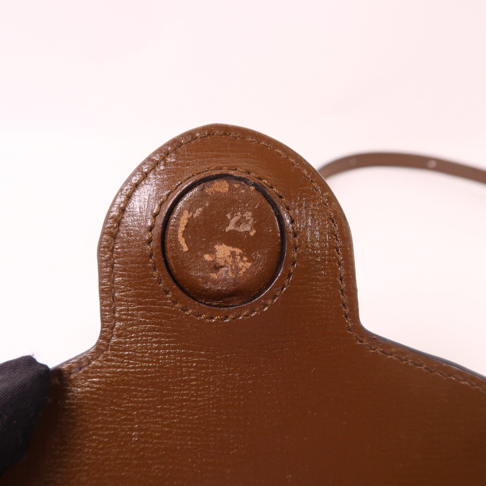 GUCCI 塗層帆布Horsebit 1955 Mini金扣肩背袋