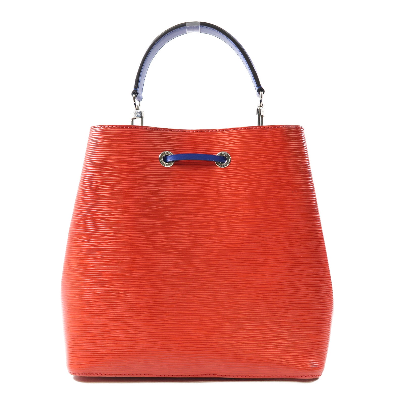 LOUIS VUITTON Epi NeoNoe銀扣手挽肩背兩用袋紅色/藍色