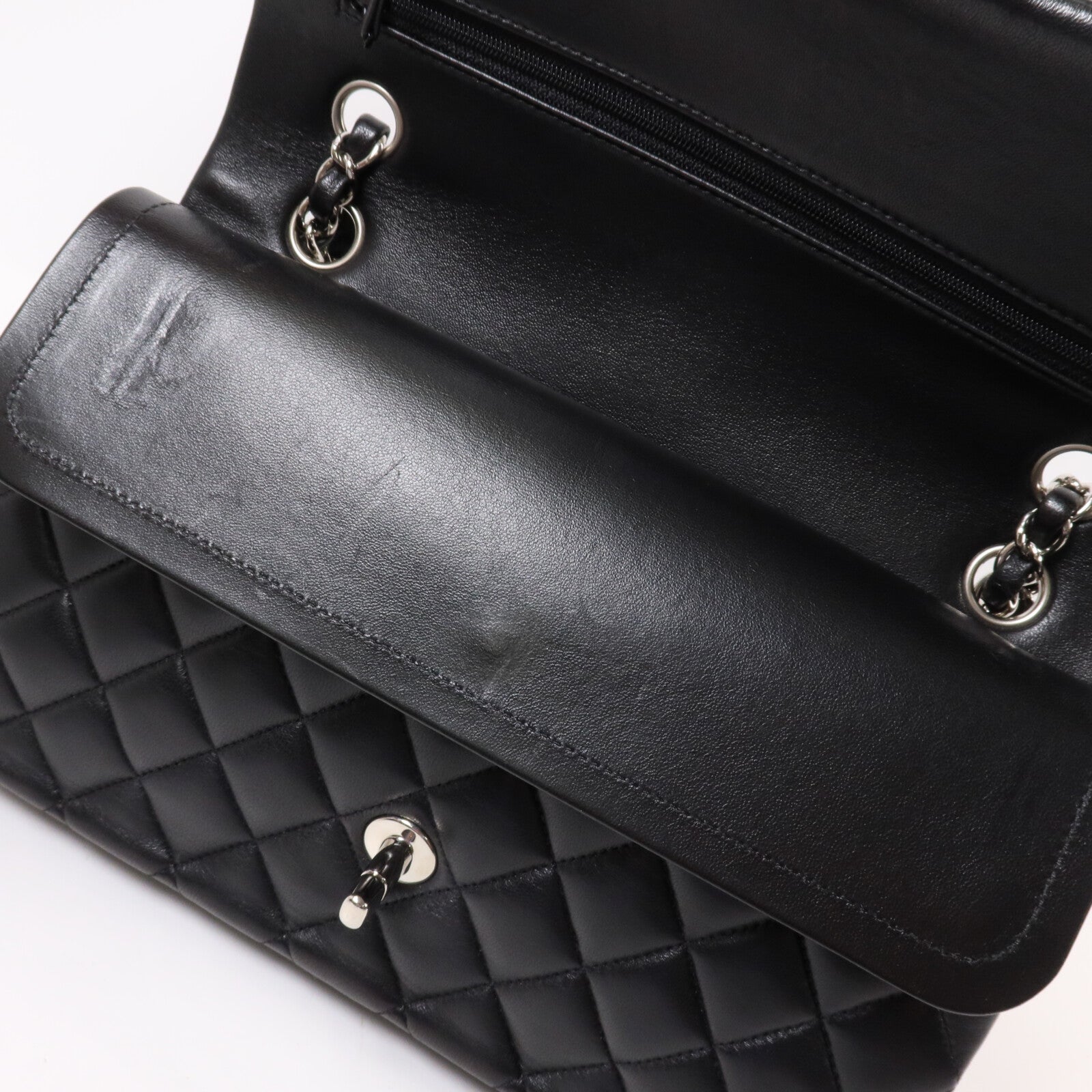 CHANEL 羊皮皮革Classic 25鏈帶肩背袋