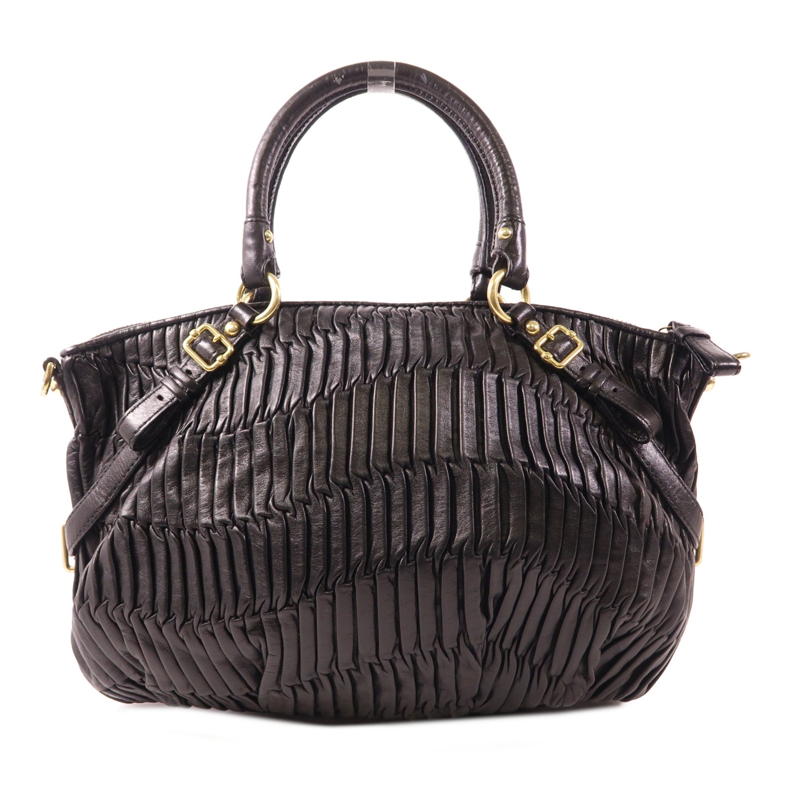 COACH 牛皮皮革Hand Bag金扣手挽袋
