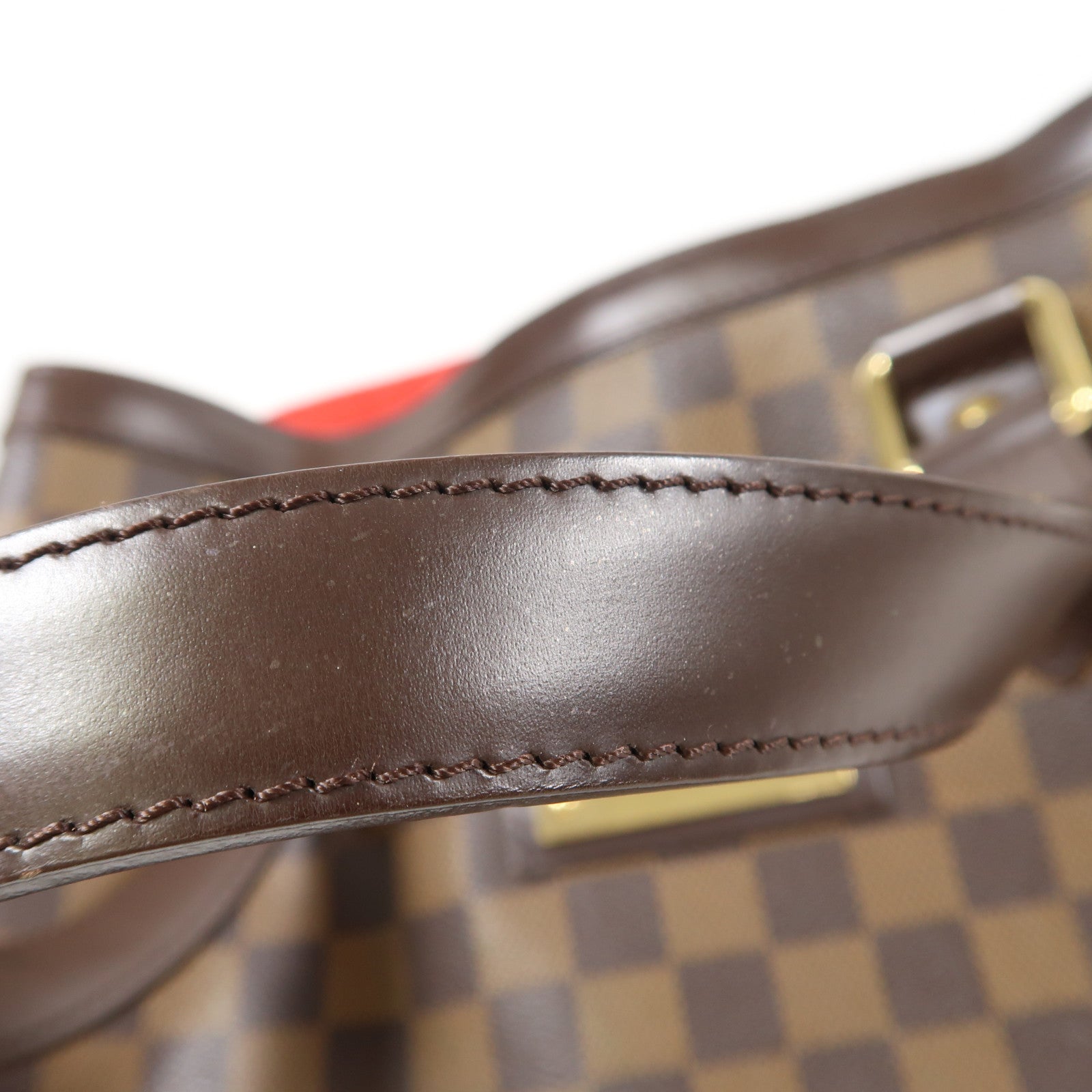 LOUIS VUITTON 【激減優惠】Damier Hampstead PM金扣手挽袋