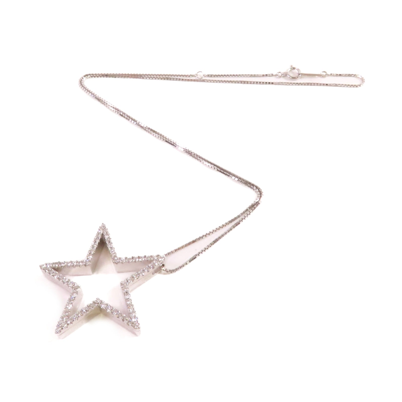 JEWELRY 18K白金/0.87ct鑚石Diamond Necklace項鍊