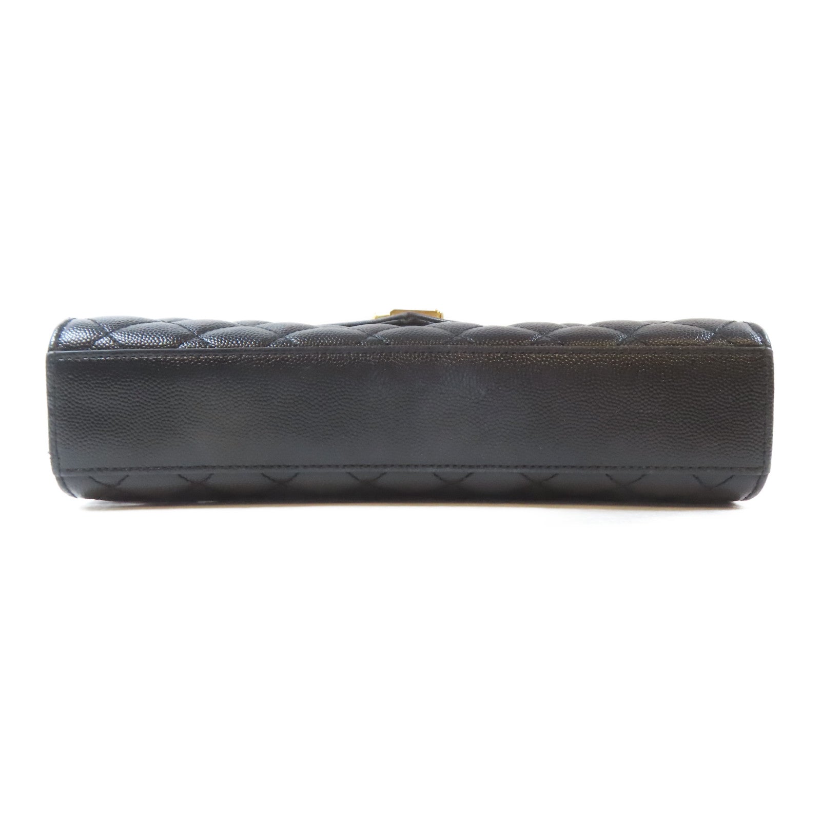 SAINT LAURENT 牛皮皮革Envelope Sling Bag金扣鏈帶肩背袋黑色