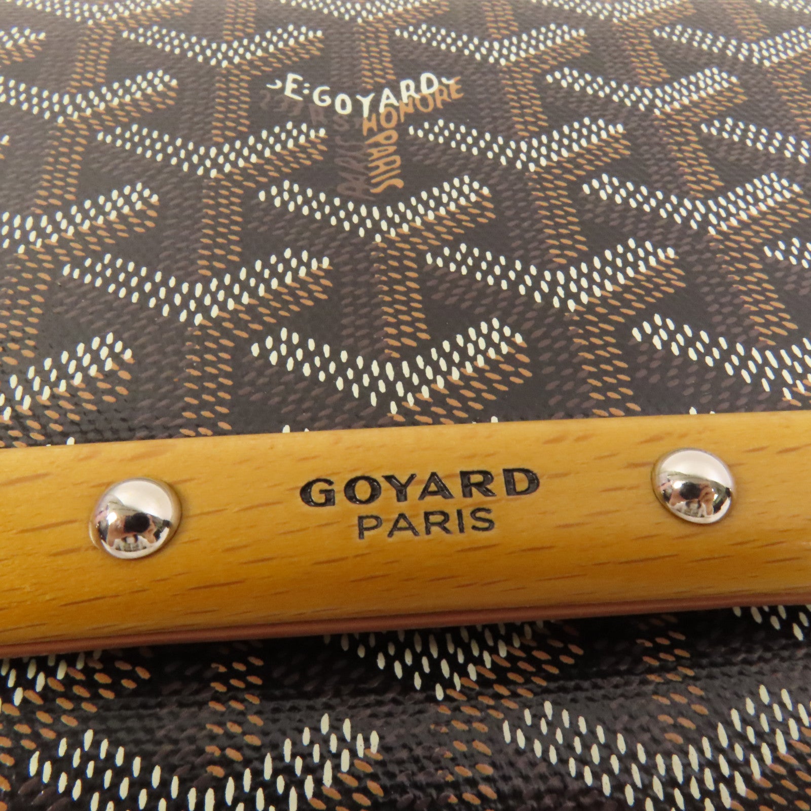 GOYARD 【激減優惠】塗層帆布Monte-Carlo PM銀扣肩背袋