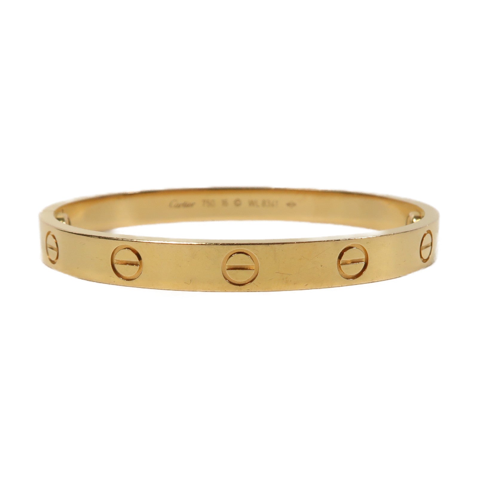 CARTIER 18K黃金Love Bracelet手鐲