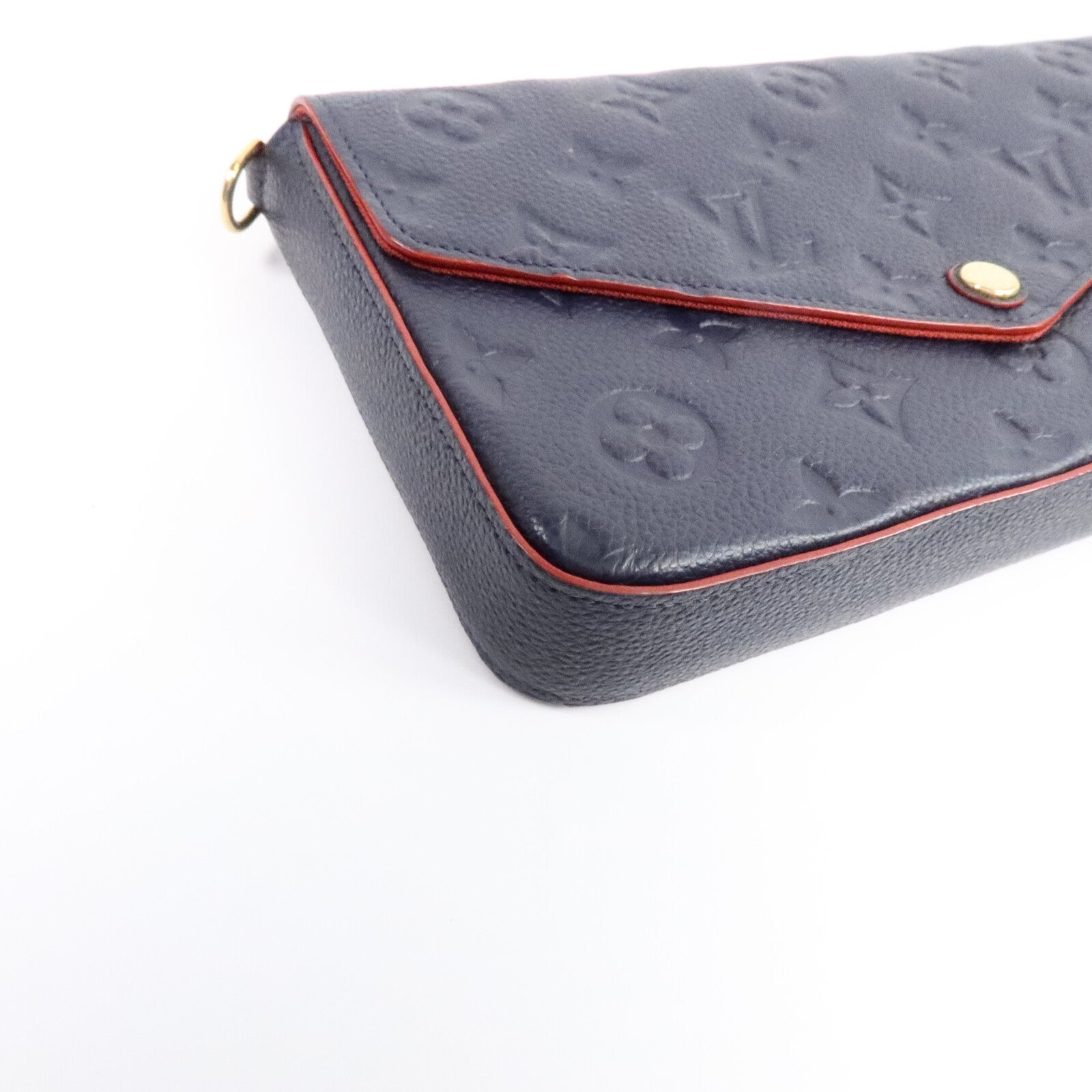 LOUIS VUITTON Monogram Empreinte Pochette Felicie金扣肩背袋