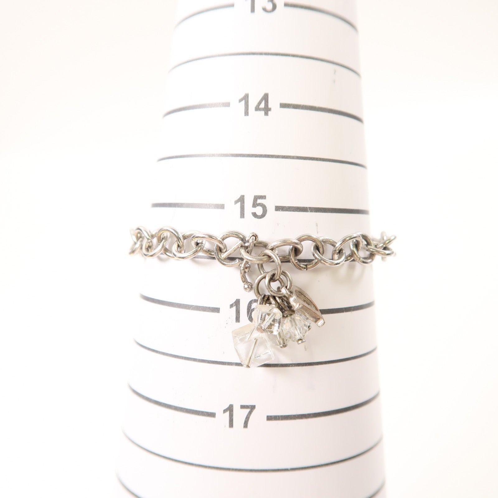 Dior PVC/金屬Bracelet手鏈銀色