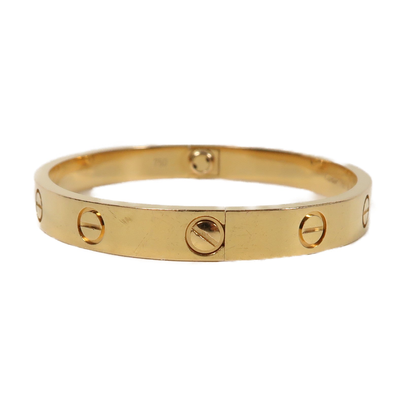 CARTIER 18K黃金Love Bracelet手鐲