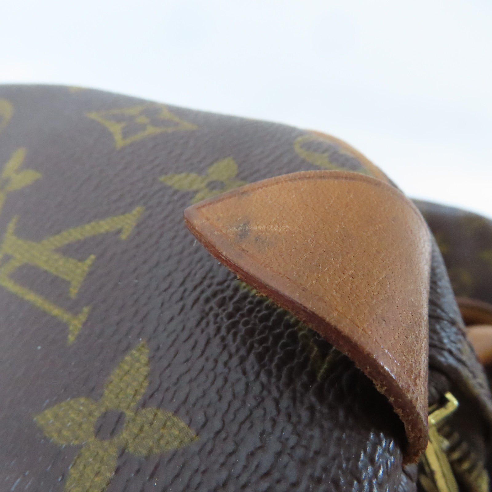 LOUIS VUITTON Monogram Keepall 50金扣手挽袋啡色