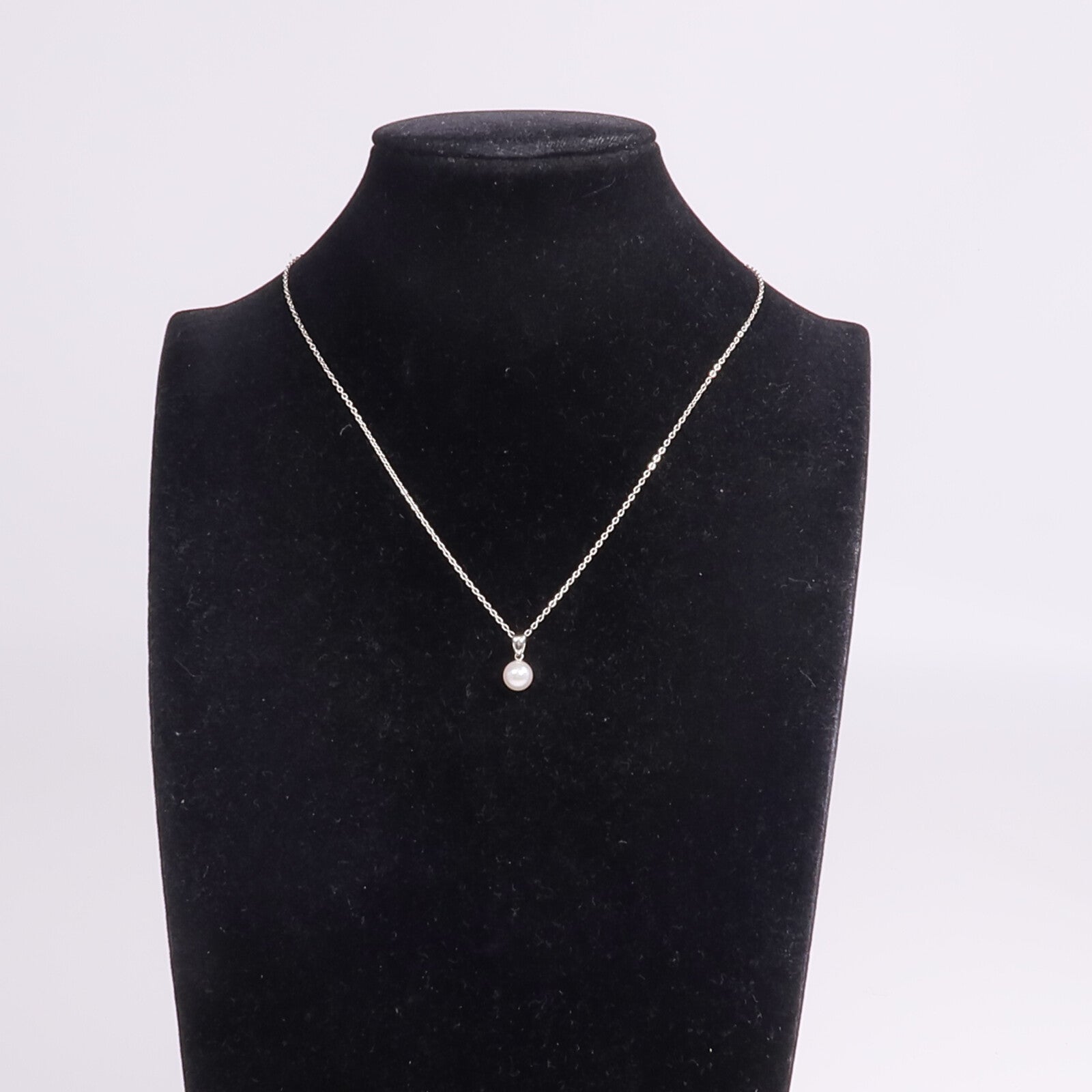MIKIMOTO 925純銀Pearl Necklace珍珠項鍊