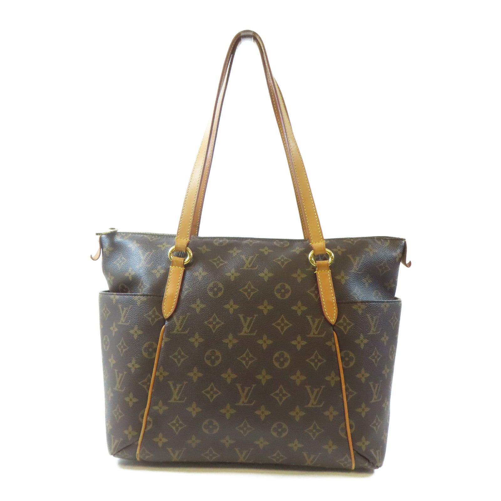 LOUIS VUITTON 【激減優惠】Monogram Totally MM金扣肩背袋啡色