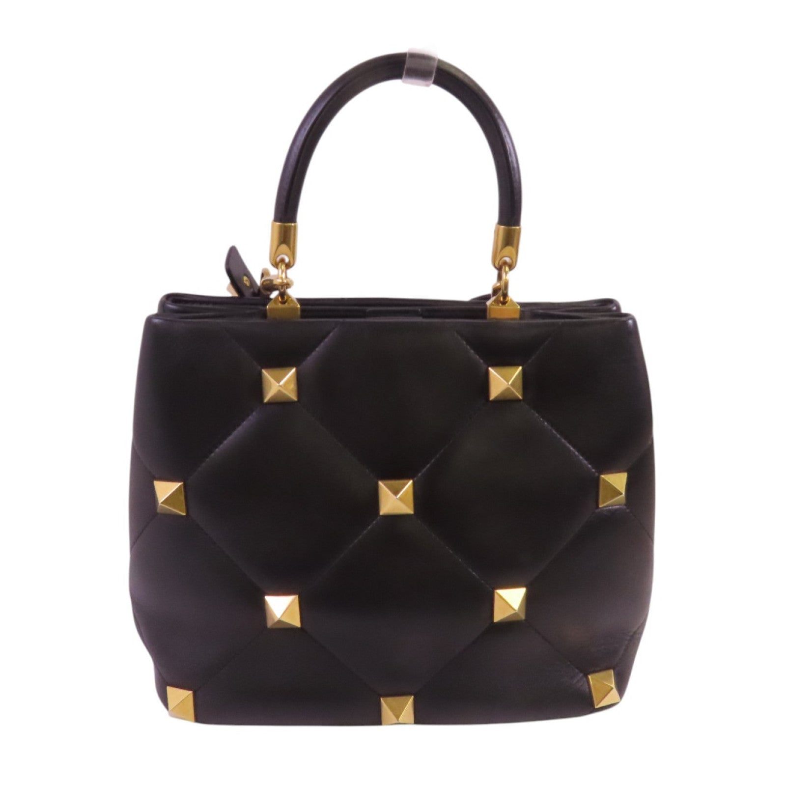 Valentino 牛皮皮革Rockstud金扣手挽肩背兩用袋