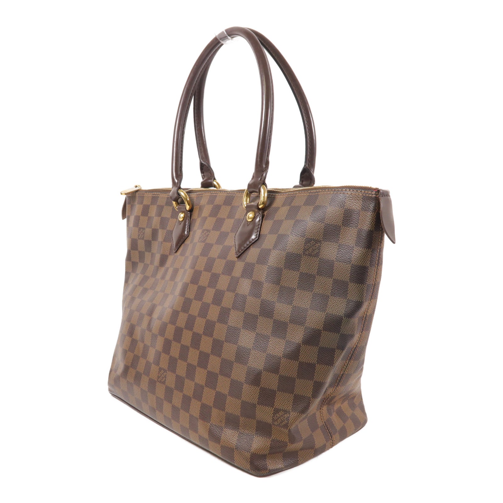 LOUIS VUITTON LV GHW Saleya MM Shoulder Tote Bag N51182 Damier Brown