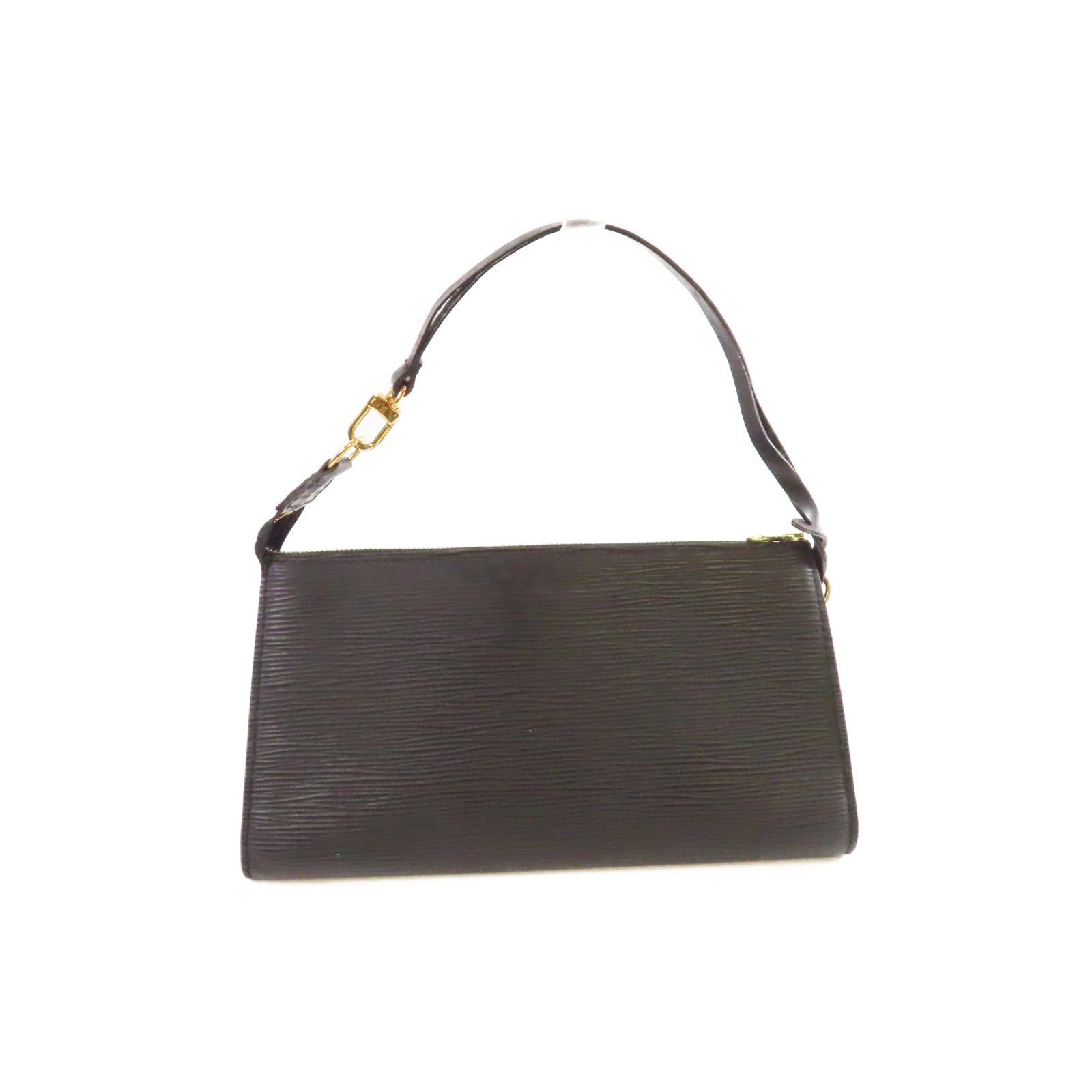 LOUIS VUITTON 【激減優惠】Epi Pochette Accessoires Pouch Handbag金扣手挽袋黑色