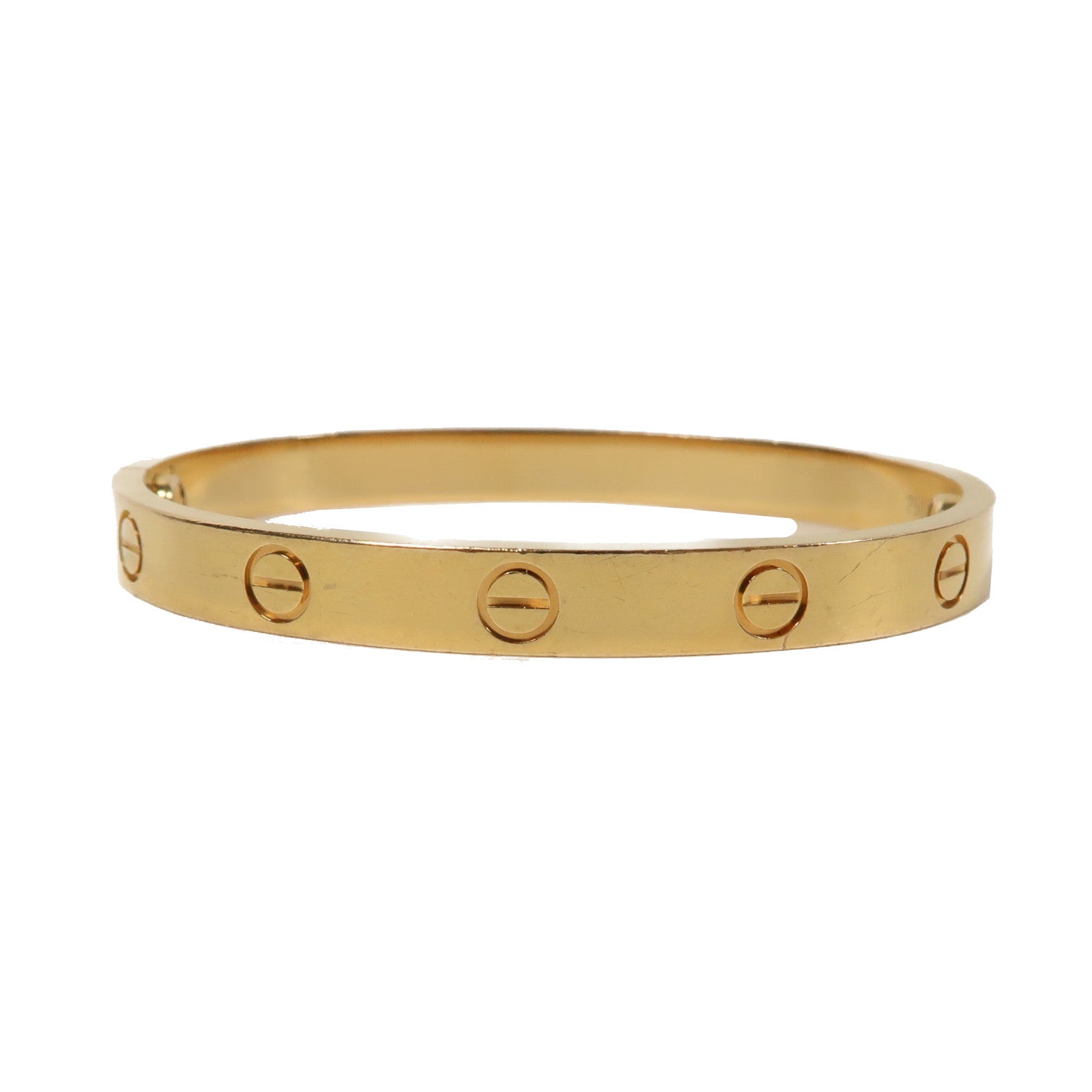 CARTIER 18K黃金Love Bracelet手鐲