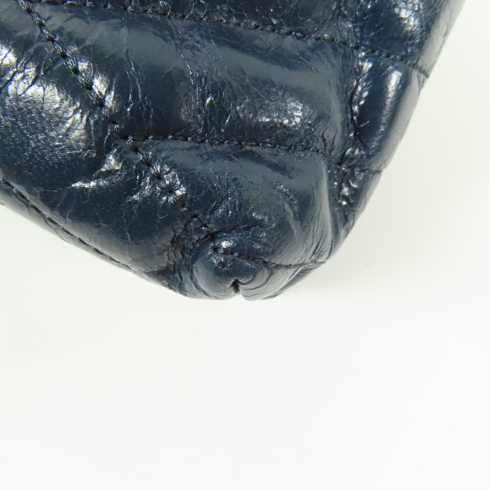 牛皮皮革Kira Chevron銀扣鏈帶肩背袋