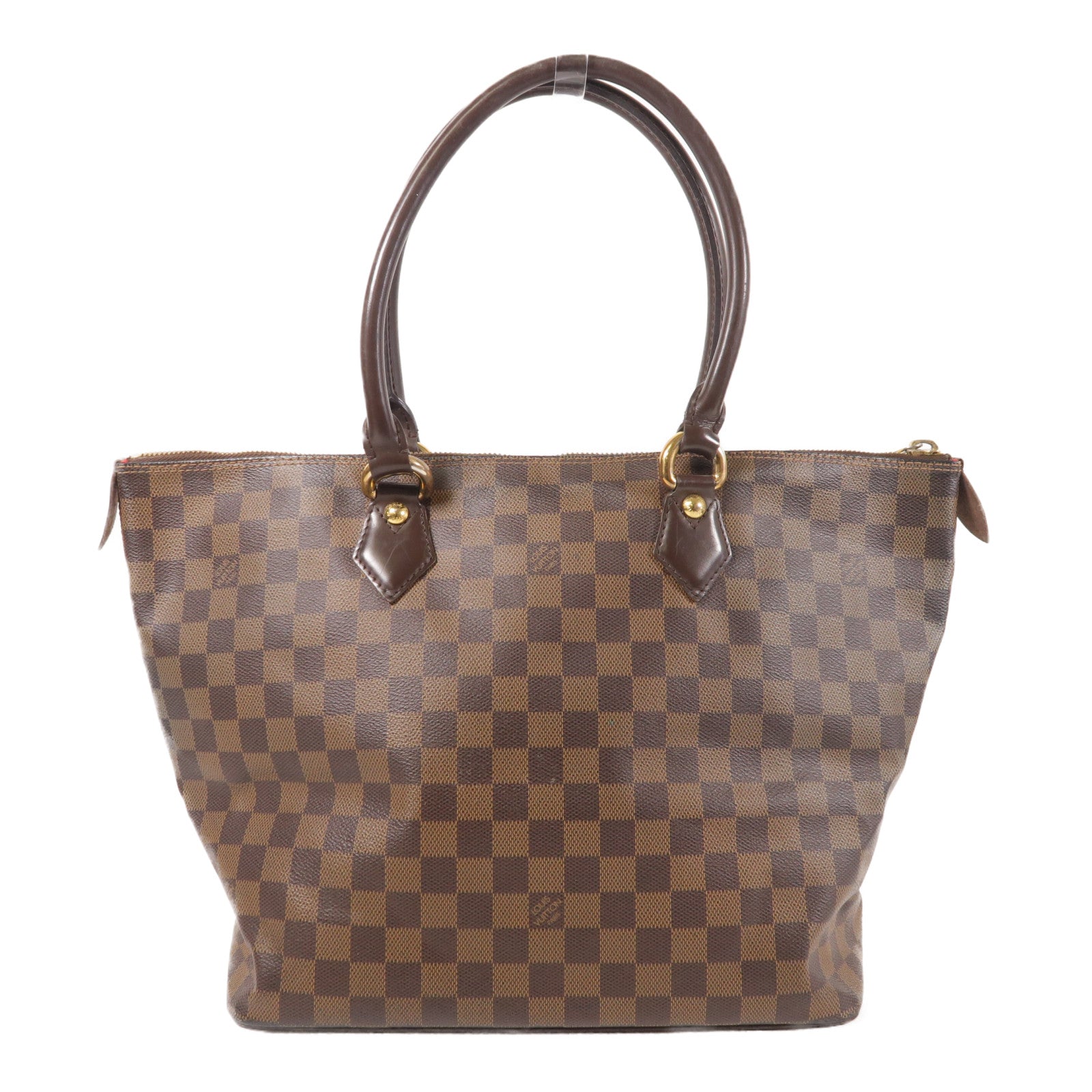 LOUIS VUITTON LV GHW Saleya MM Shoulder Tote Bag N51182 Damier Brown