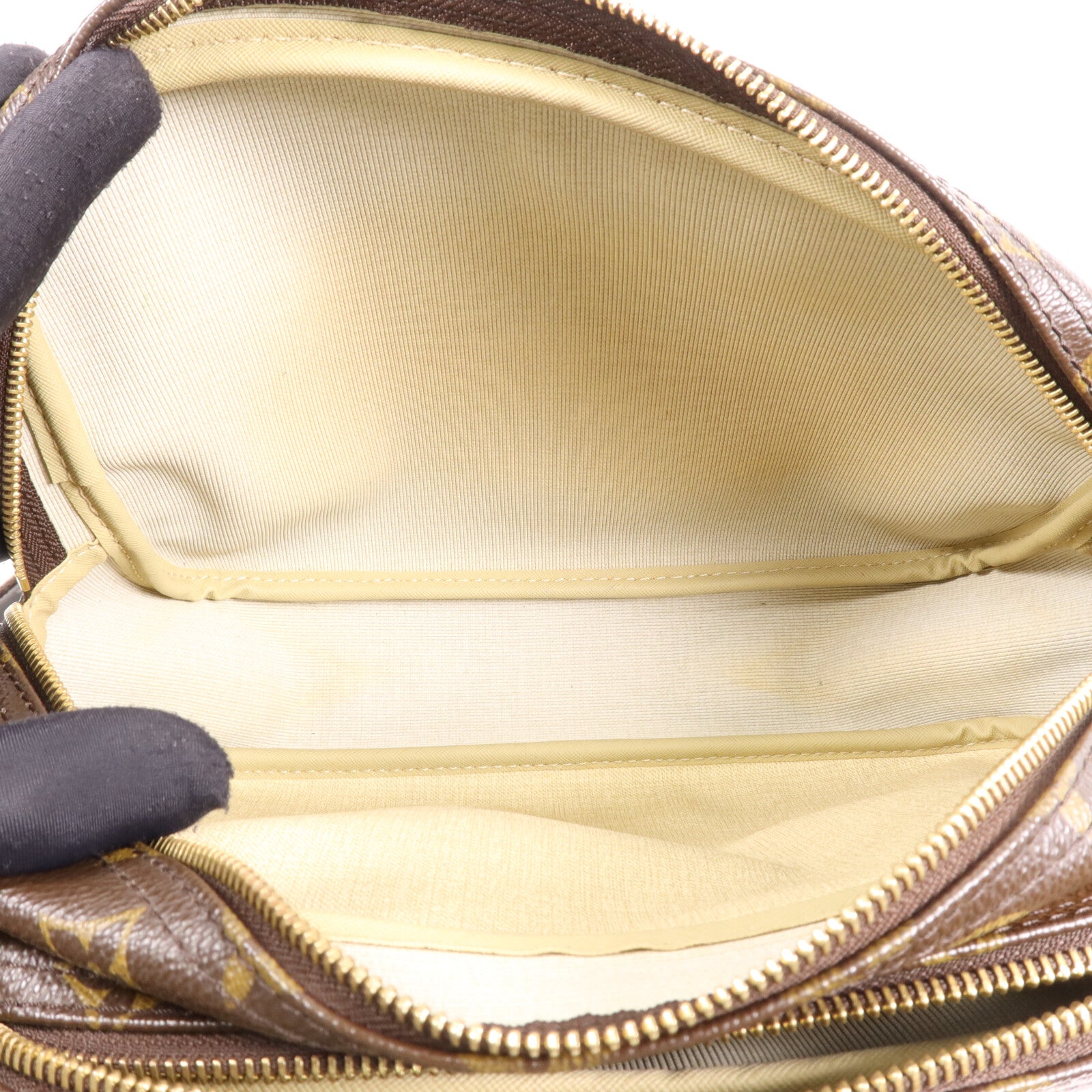LOUIS VUITTON Monogram Reporter PM金扣肩背袋