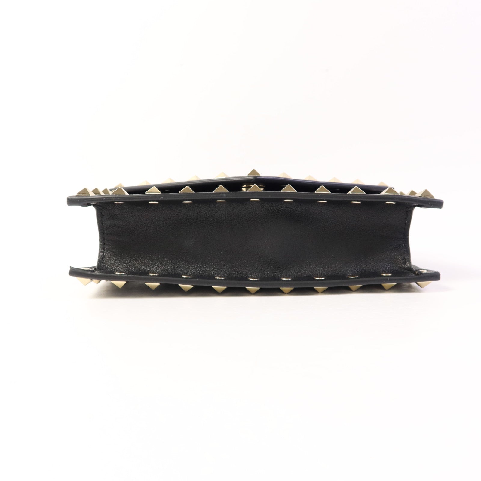 Valentino 【激減優惠】牛皮皮革Chain Shoulder Bag金扣鏈帶肩背袋