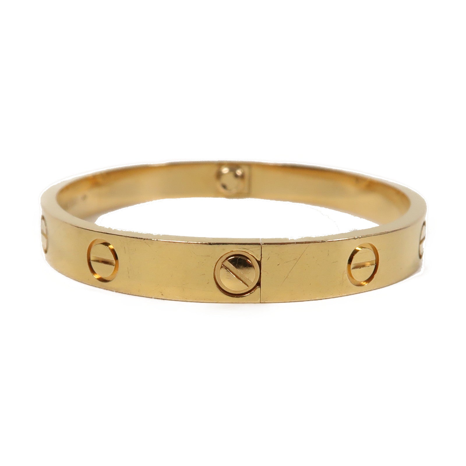 CARTIER 18K黃金Love Bracelet手鐲