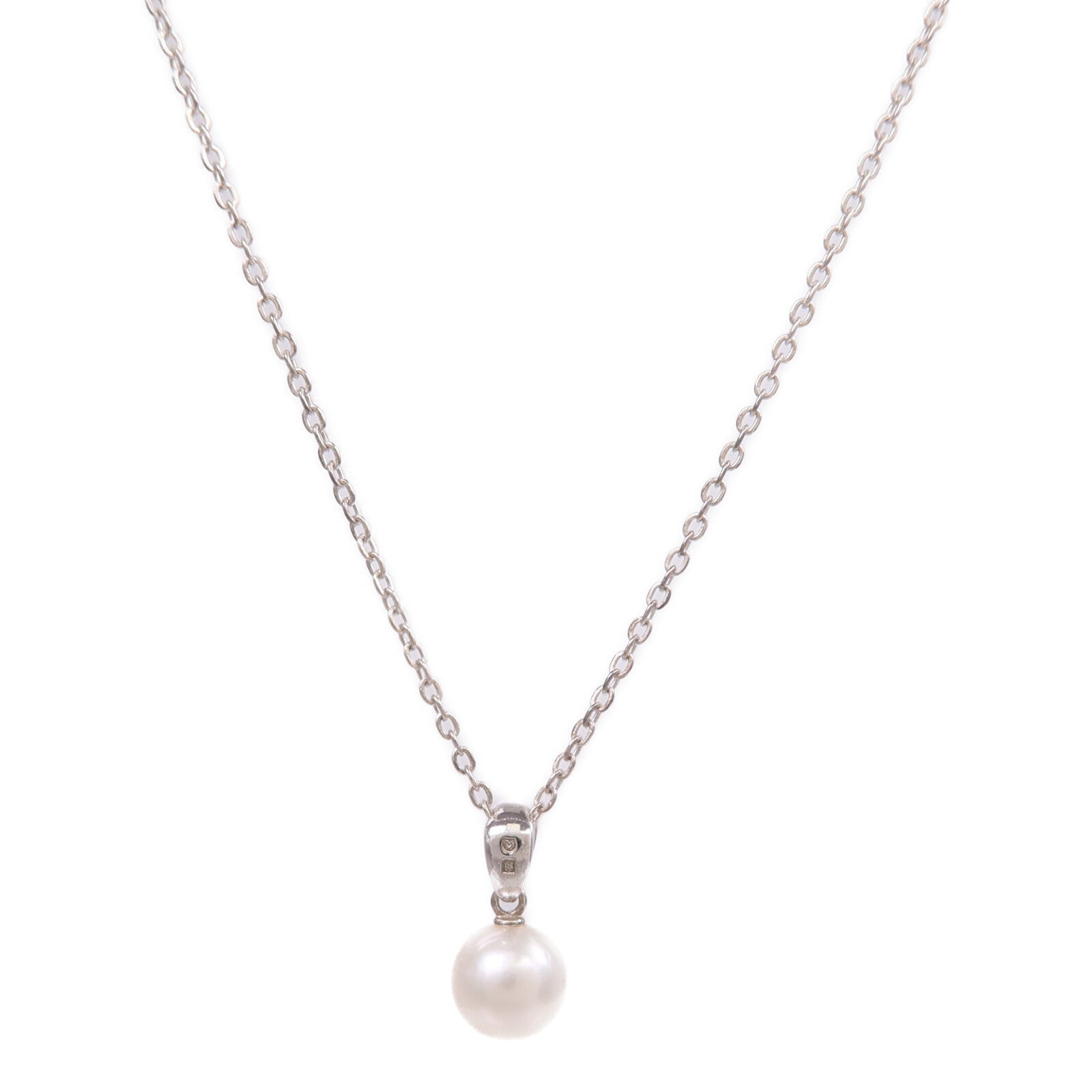 MIKIMOTO 925純銀Pearl Necklace珍珠項鍊