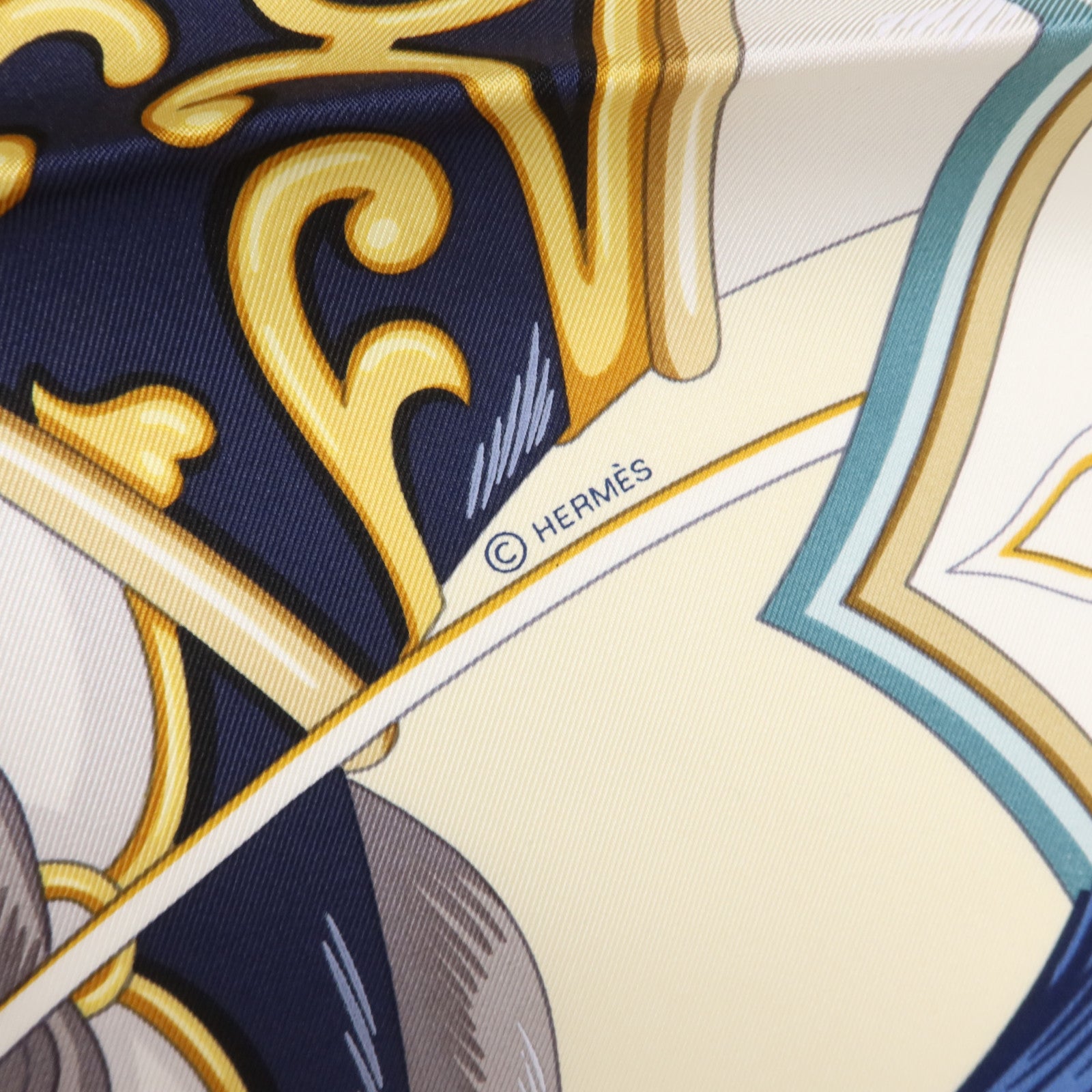 HERMES 絲質Scarf 90X90絲巾
