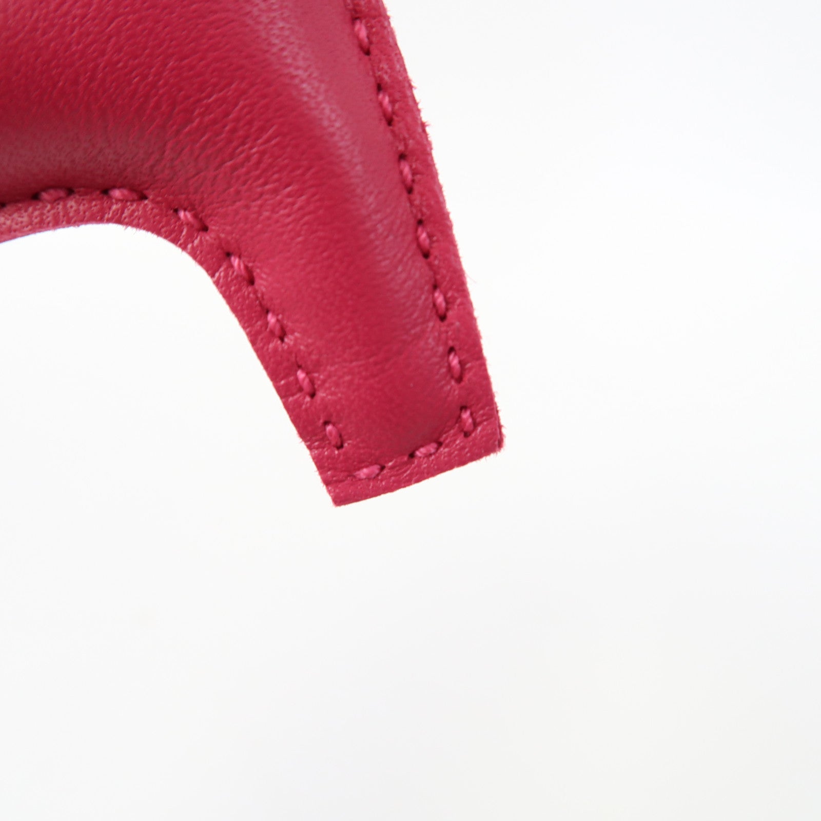 HERMES Swift皮革Rodeo掛飾Rose Mexico/墨西哥玫瑰粉