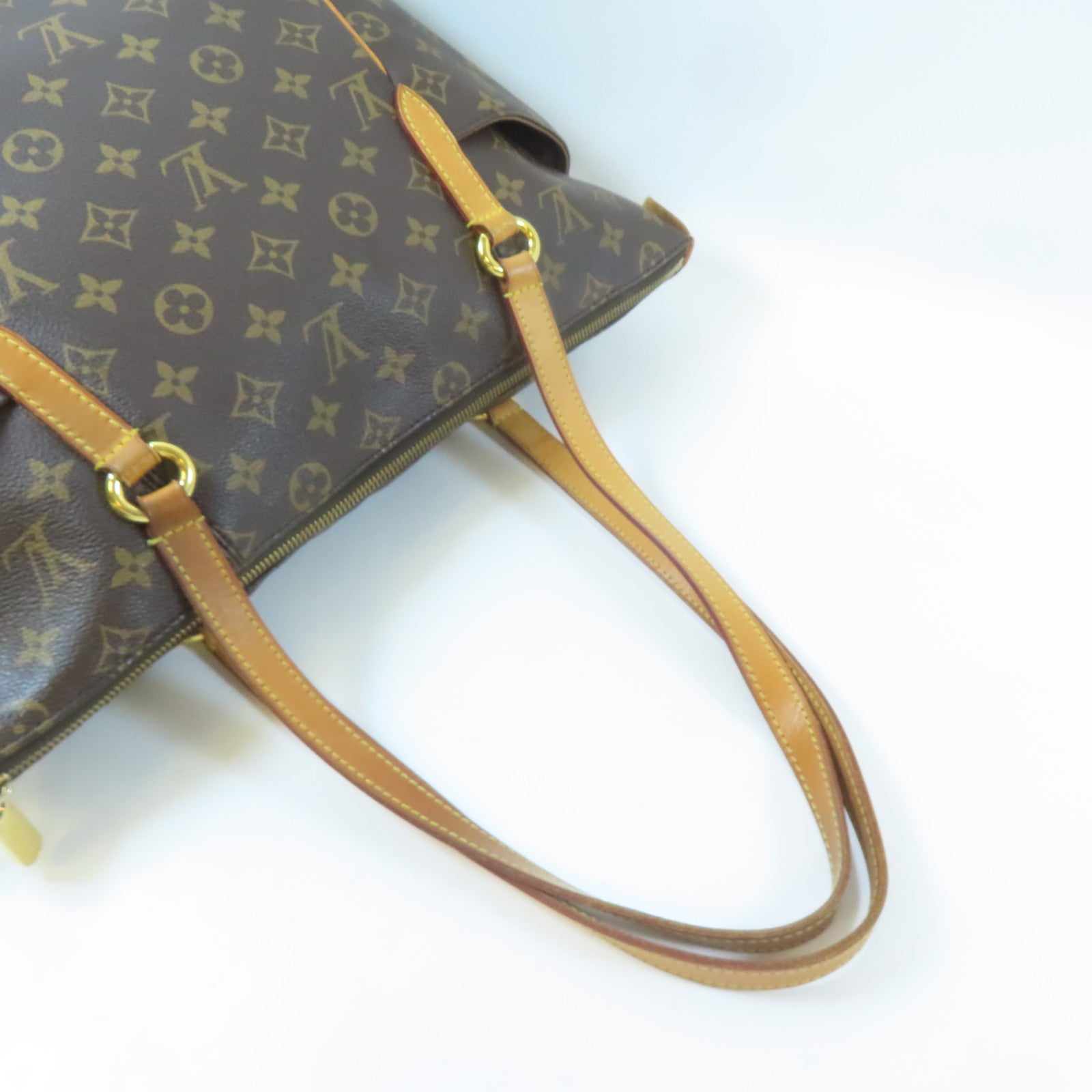 LOUIS VUITTON 【激減優惠】Monogram Totally MM金扣肩背袋啡色