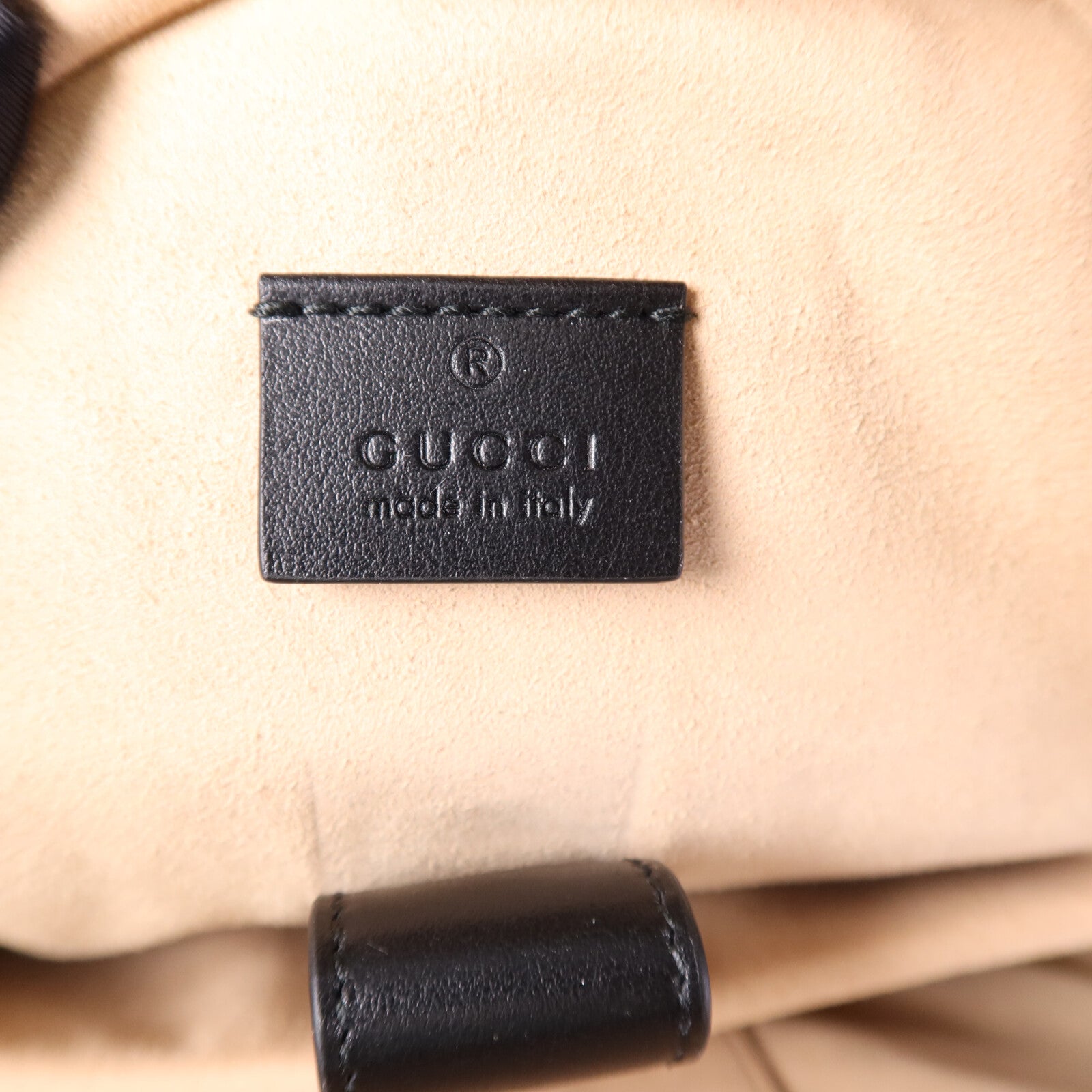 GUCCI 【激減優惠】羊皮皮革Backpack金扣背包