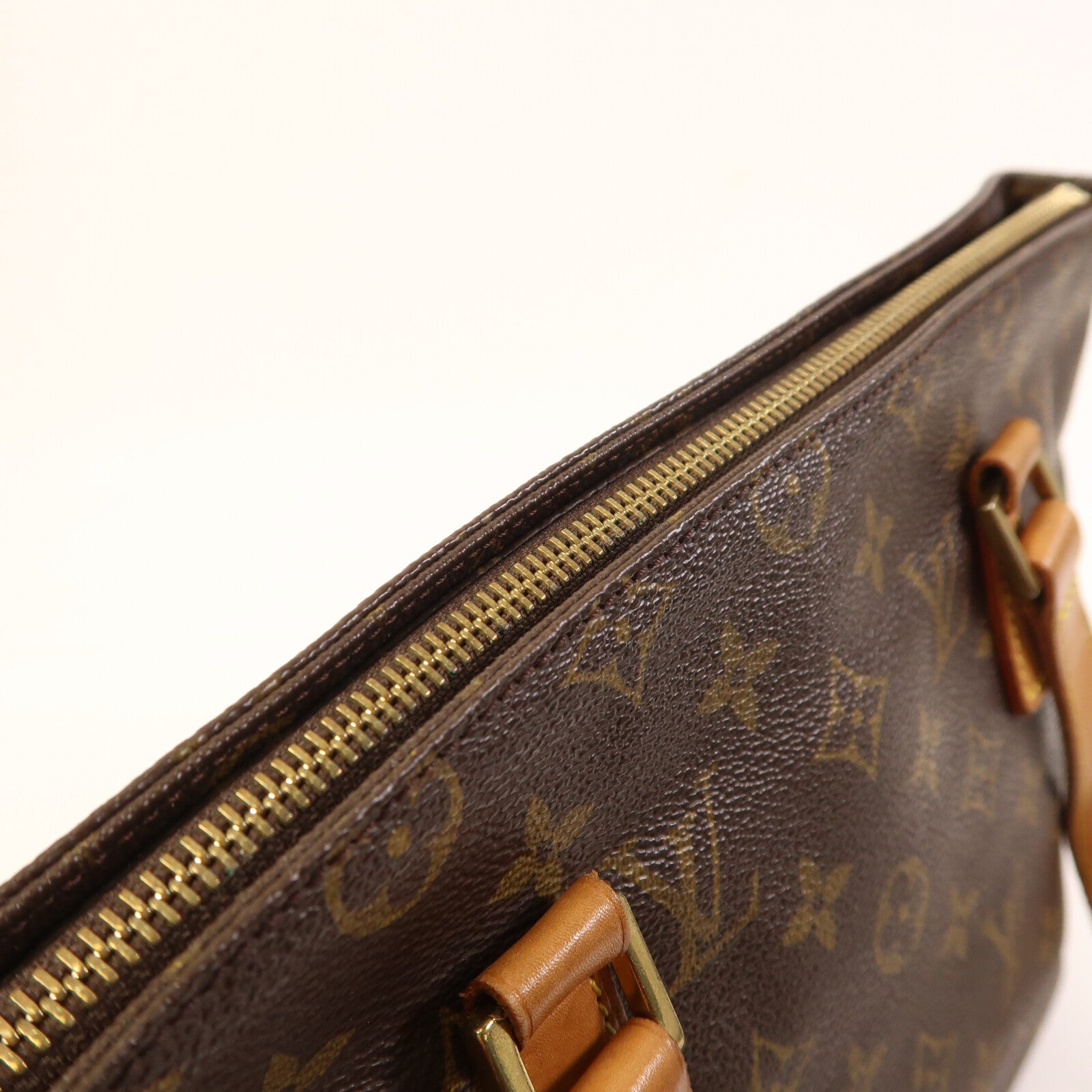 LOUIS VUITTON Monogram Cabas Piano金扣肩背袋