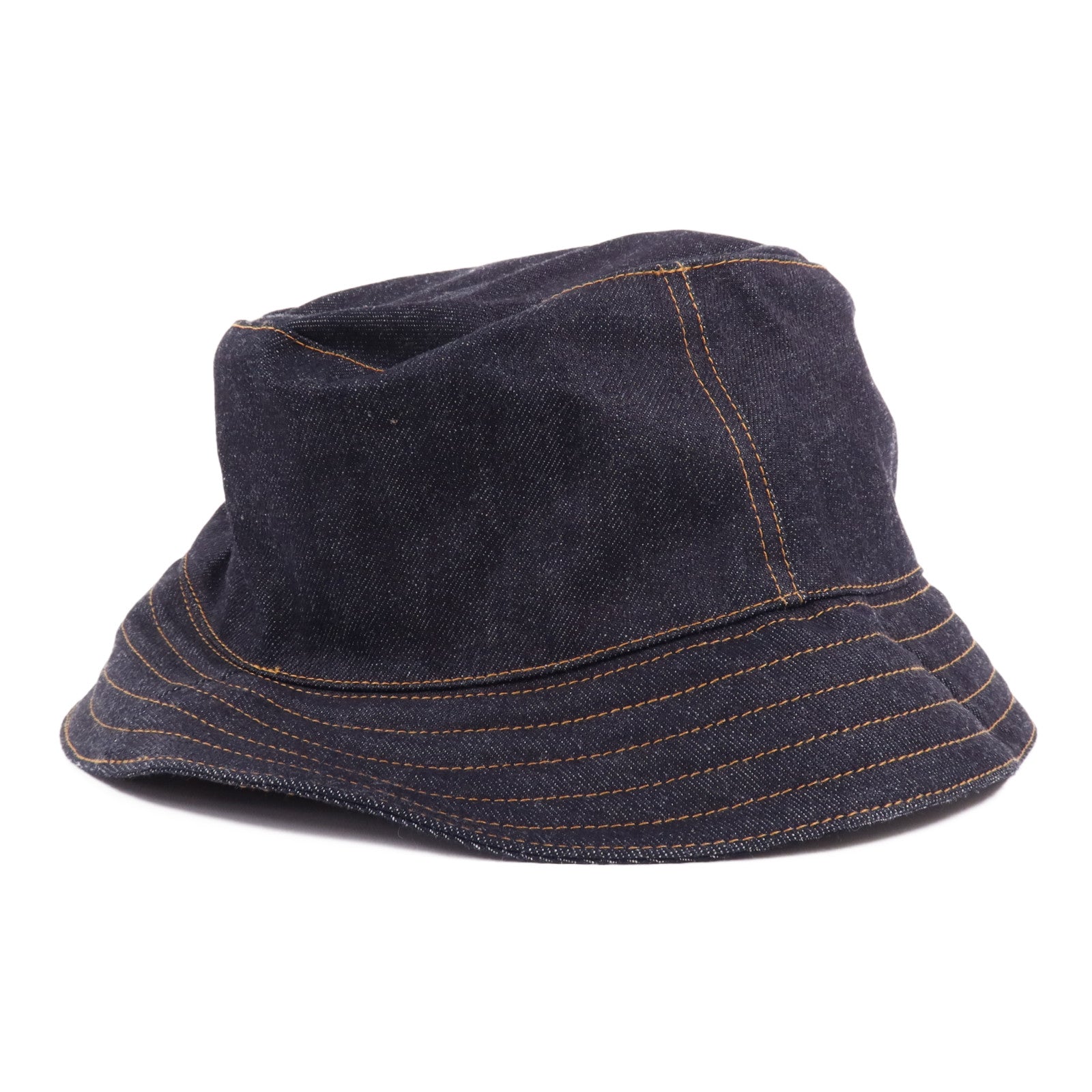 HERMES 【激減優惠】牛仔布Homme Fred Hat帽子