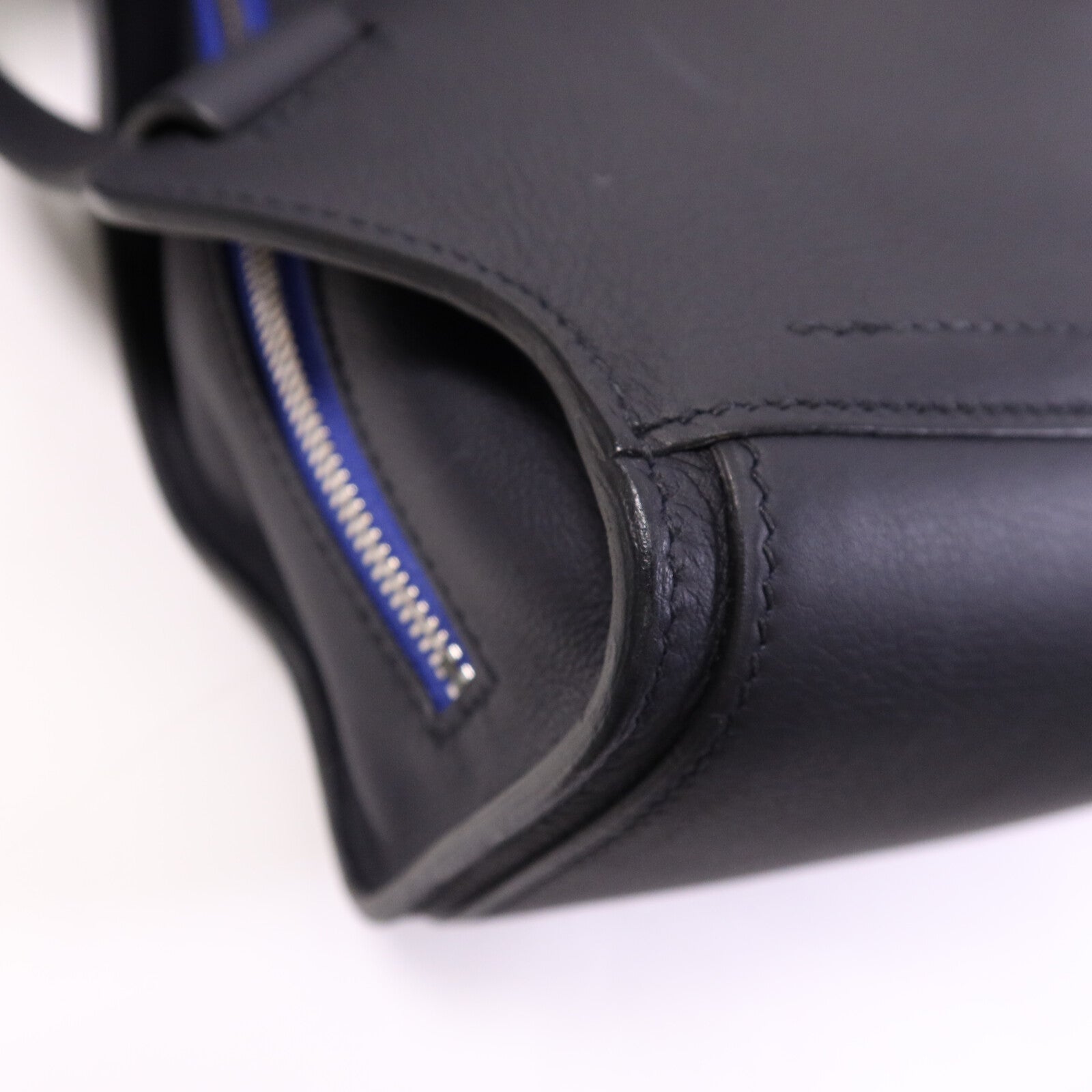 HERMES Swift皮革City Backpack 27銀扣背包Blue Nuit