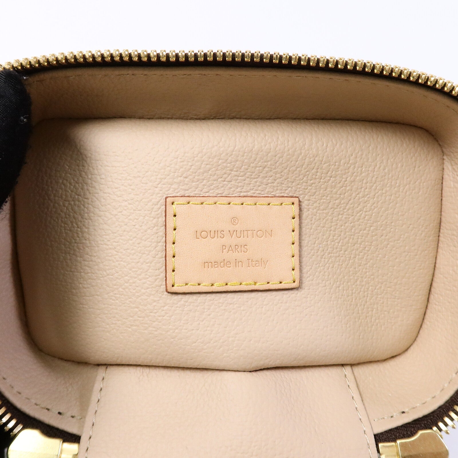 LOUIS VUITTON Monogram Nice Nano金扣化妝袋