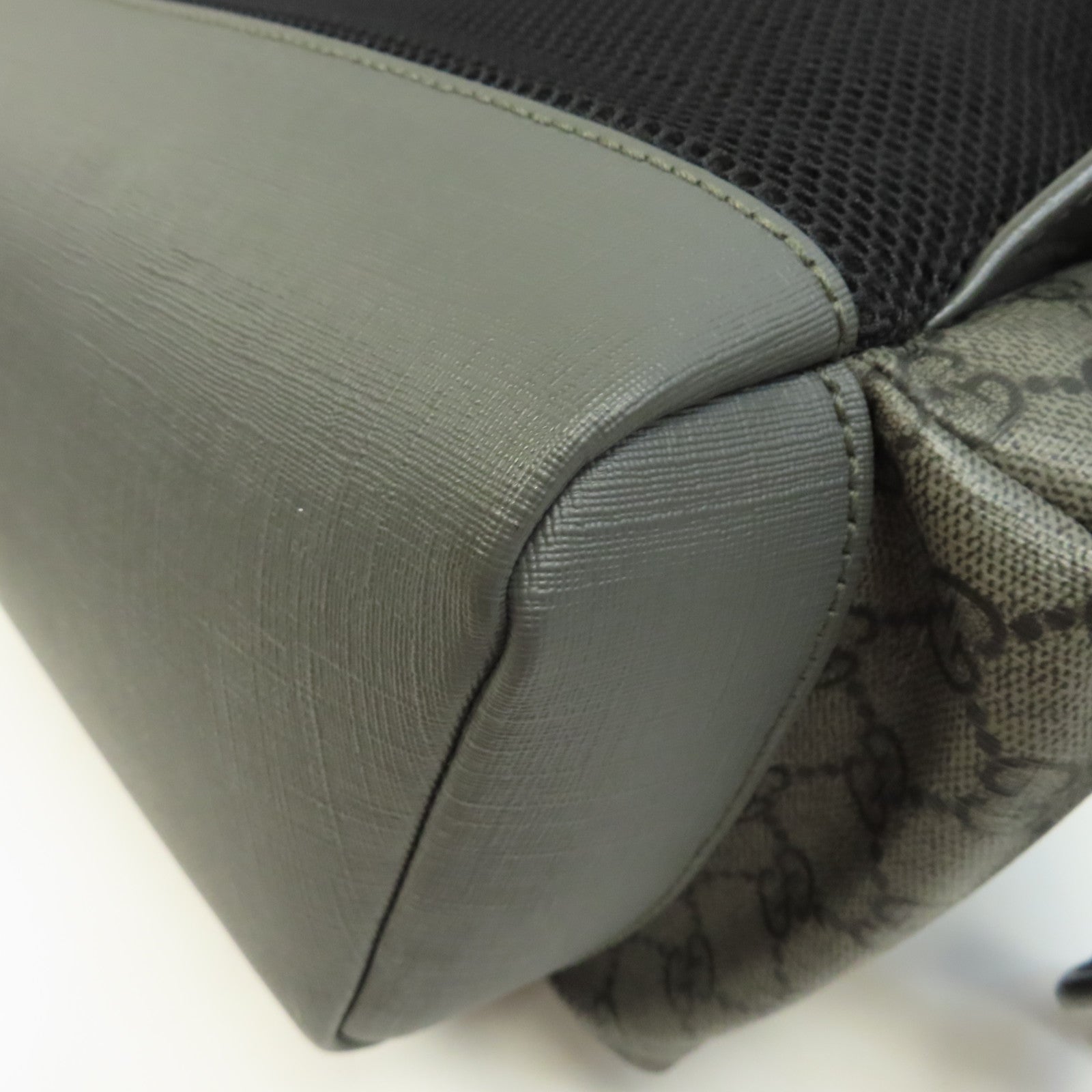 GUCCI GG塗層帆布Ophidia Medium Backpack銀扣背包啡色