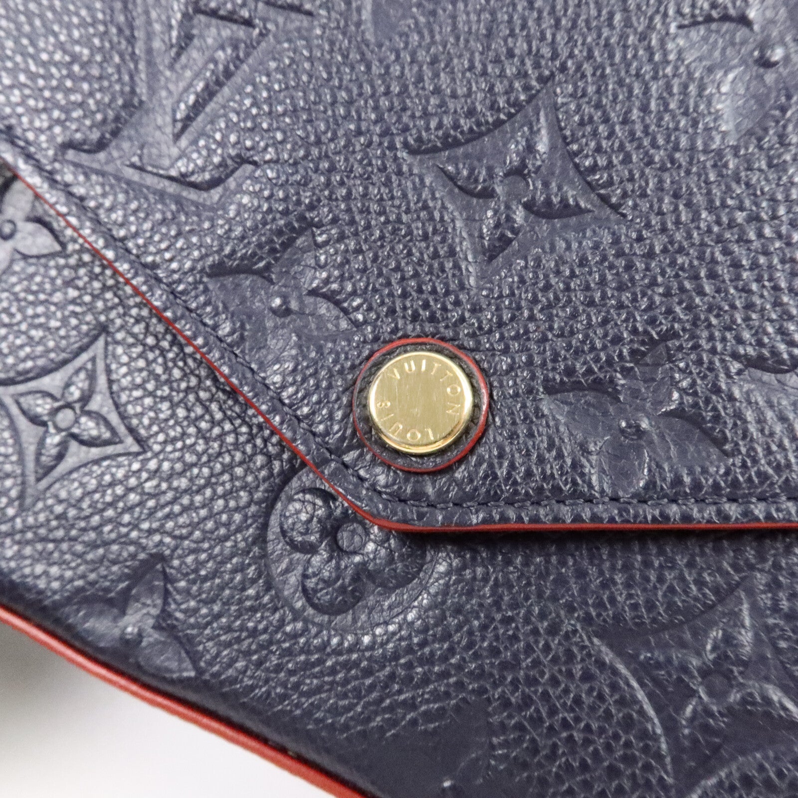 LOUIS VUITTON Monogram Empreinte Pochette Felicie金扣肩背袋
