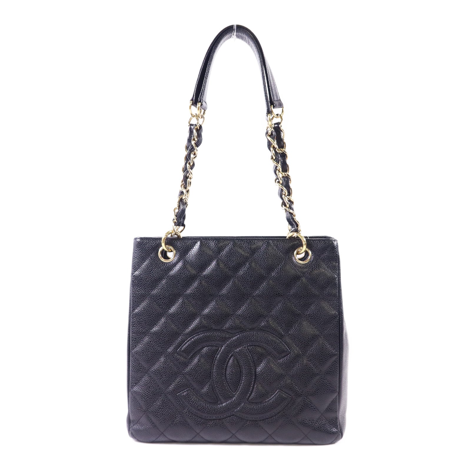 CHANEL 牛皮皮革PST Petit Shopping Tote金扣肩背袋