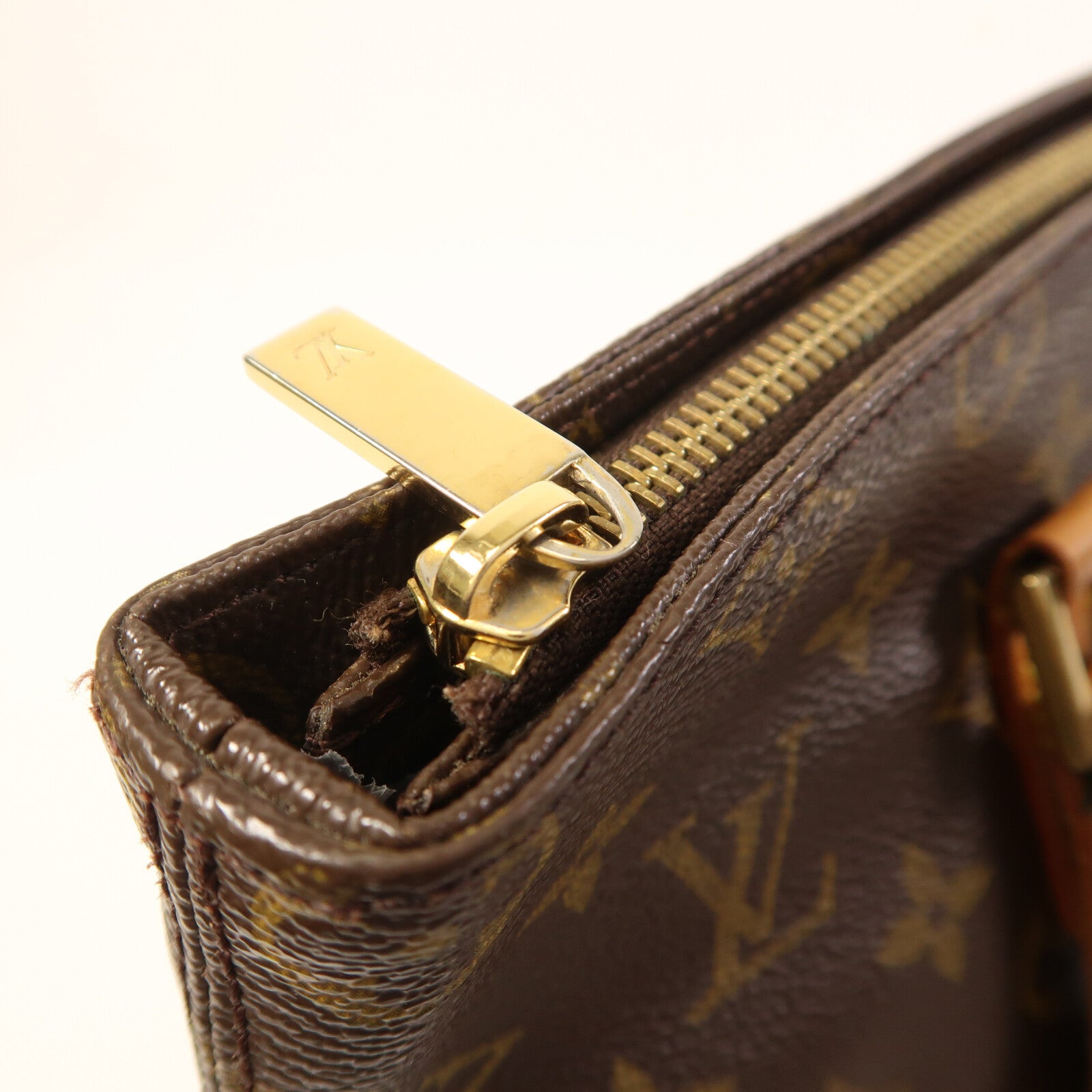 LOUIS VUITTON Monogram Cabas Piano金扣肩背袋