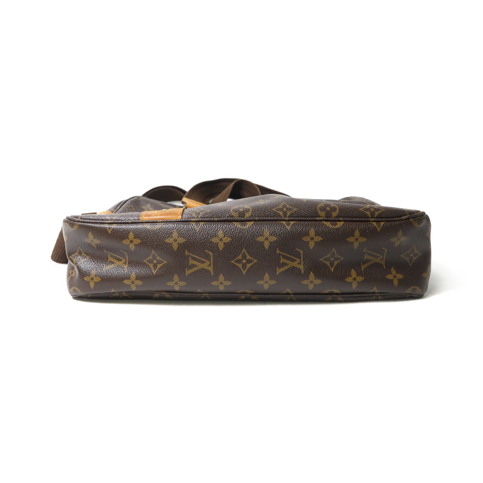 LOUIS VUITTON Monogram Sac Bosphore金扣手挽肩背兩用袋啡色