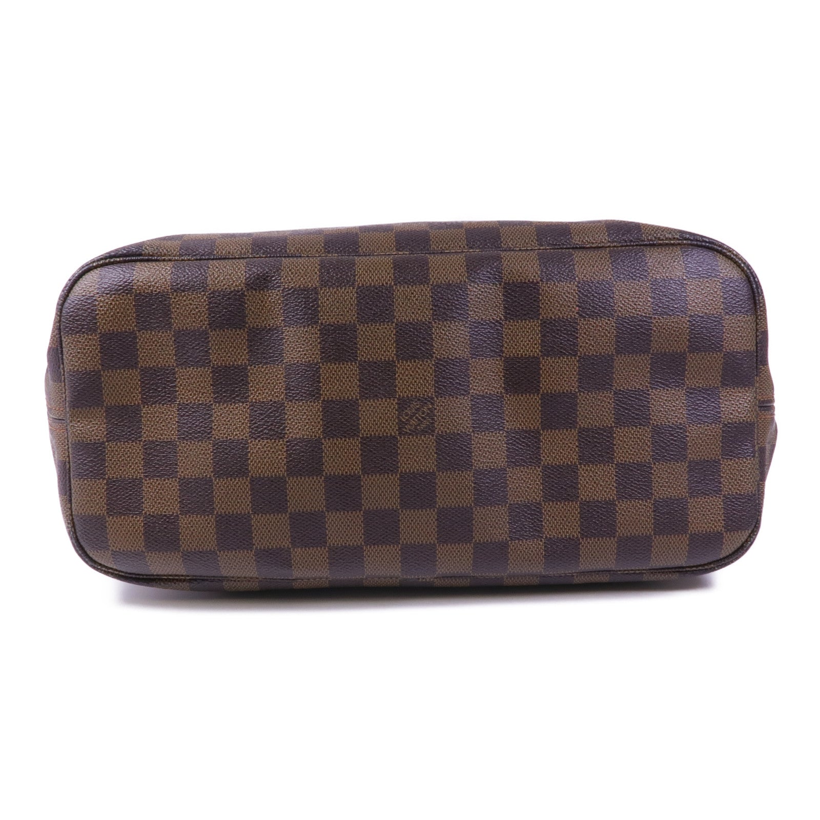 LOUIS VUITTON Damier Neverfull MM金扣肩背袋/手挽袋