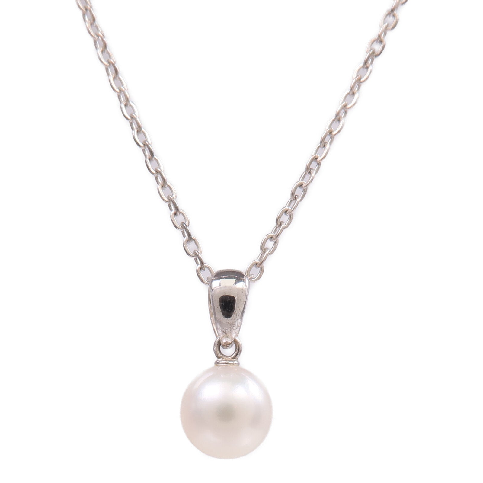 MIKIMOTO 925純銀Pearl Necklace珍珠項鍊