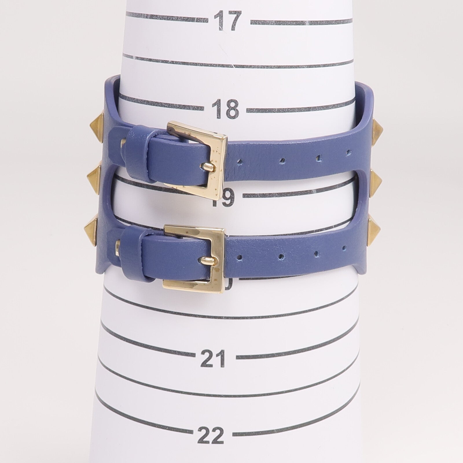 Valentino 牛皮皮革Bracelet金扣手帶